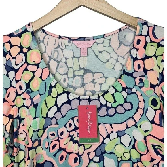 Lilly Pulitzer Ariana Asymmetric Dress Womens Size Small Gypsy Jungle NWT $168 - Picture 4 of 10